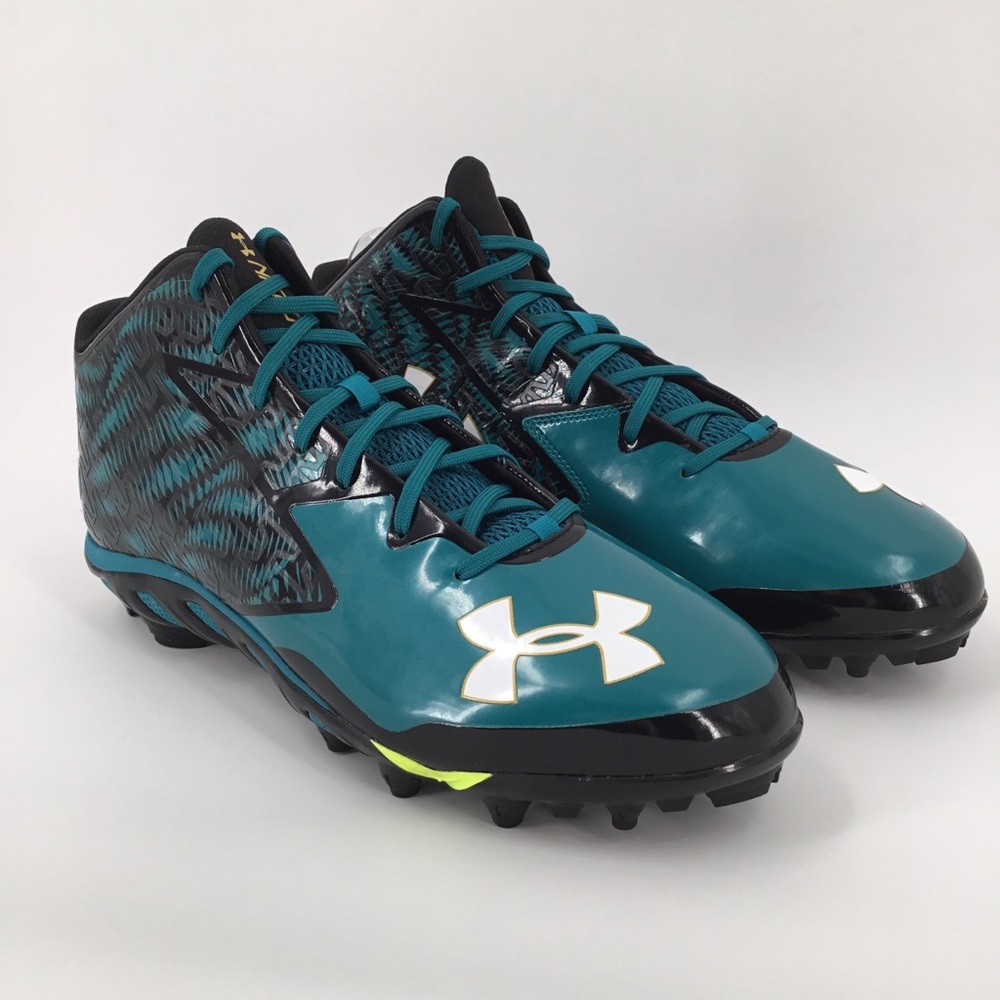 NWOB UA Under Armour Nitro Spike Men’s Football Cleats Size 15 1270446-012
